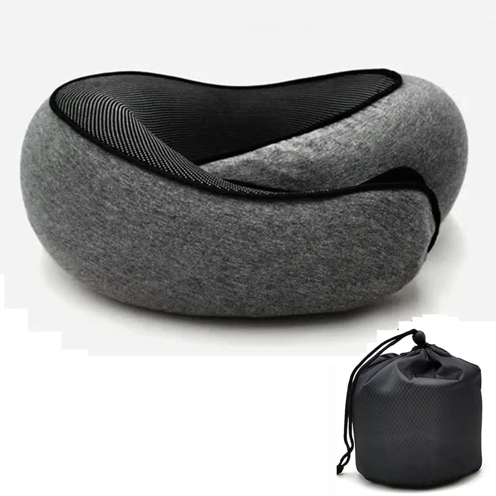 Veloura™ Premium Memory Foam Travel Neck Pillow