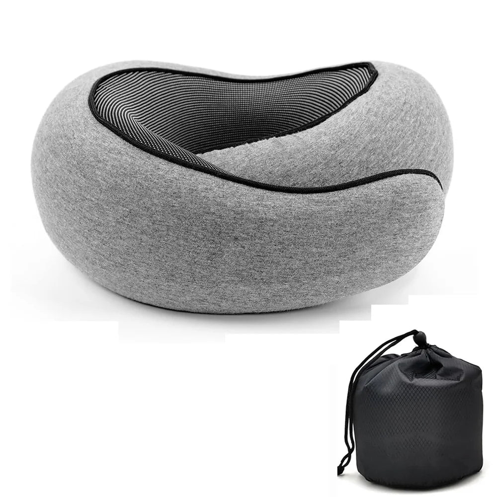 Veloura™ Premium Memory Foam Travel Neck Pillow