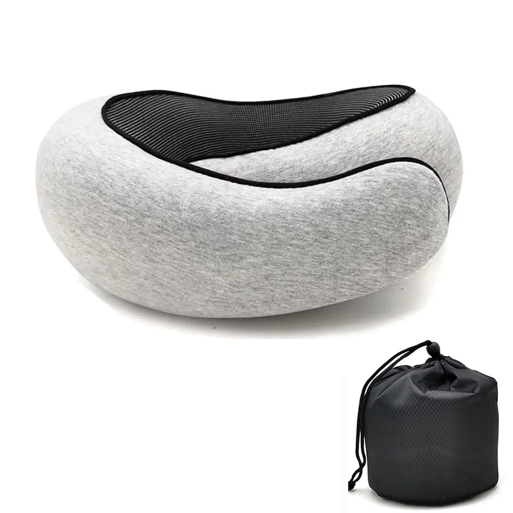 Veloura™ Premium Memory Foam Travel Neck Pillow